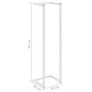 vidaXL fehér acél törölközőtartó 25 x 20 x 95 cm