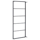 vidaXL fekete acél törölközőtartó 45 x 10 x 115 cm