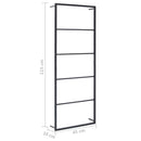 vidaXL fekete acél törölközőtartó 45 x 10 x 115 cm
