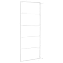 vidaXL fehér acél törölközőtartó 45 x 10 x 115 cm