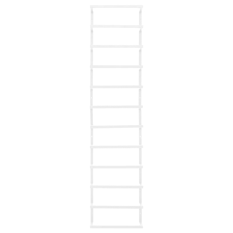 vidaXL fehér acél törölközőtartó 24 x 12 x 96 cm