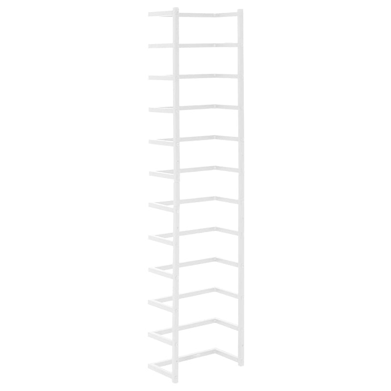 vidaXL fehér acél törölközőtartó 24 x 12 x 96 cm