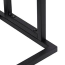 vidaXL szabadon álló fekete vas törölközőtartó 48 x 24 x 78,5 cm