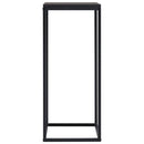 vidaXL 2 db fekete acél kisasztal