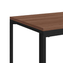 vidaXL fekete szerelt fa kisasztal 40 x 30 x 59 cm