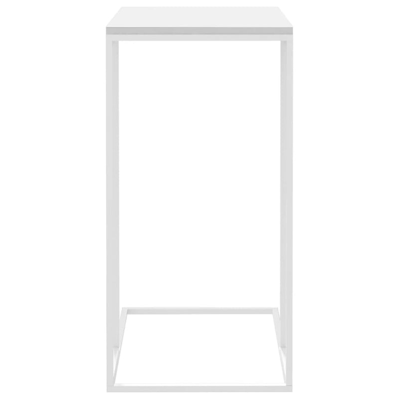 vidaXL fehér szerelt fa kisasztal 40 x 30 x 59 cm