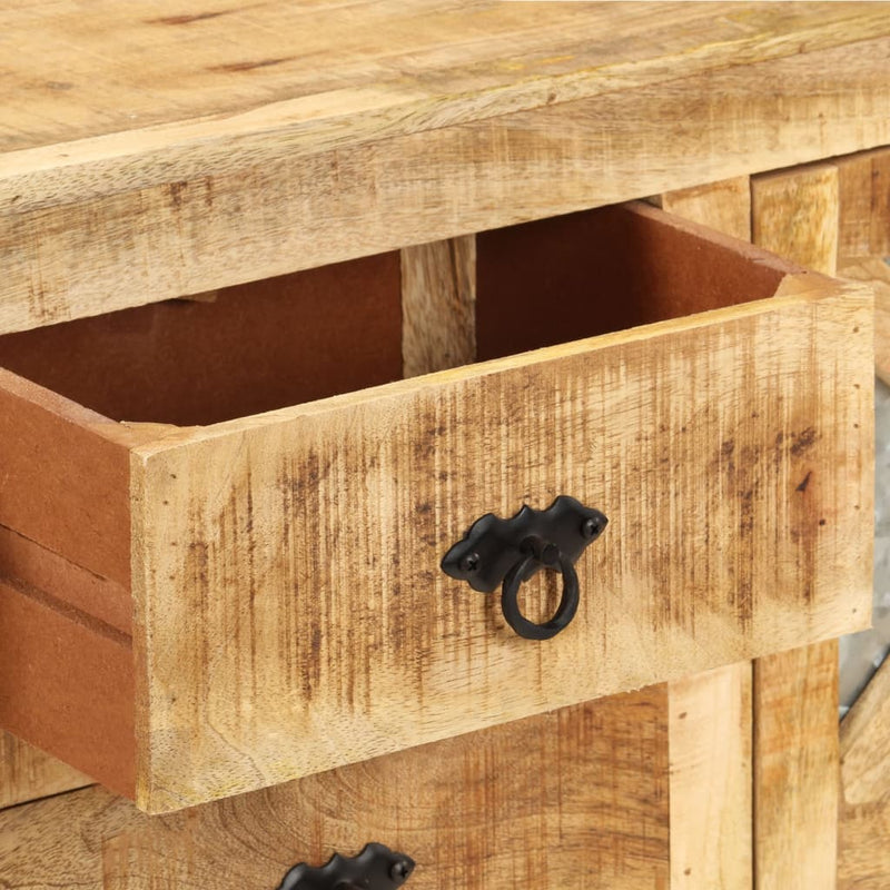 vidaXL nyers mangófa tálalószekrény 110 x 30 x 74 cm