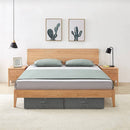 vidaXL 2 db antracitszürke szövet tárolódoboz 70 x 40 x 18 cm