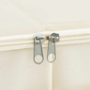 vidaXL krémszínű szövet tárolódoboz 70 x 40 x 18 cm