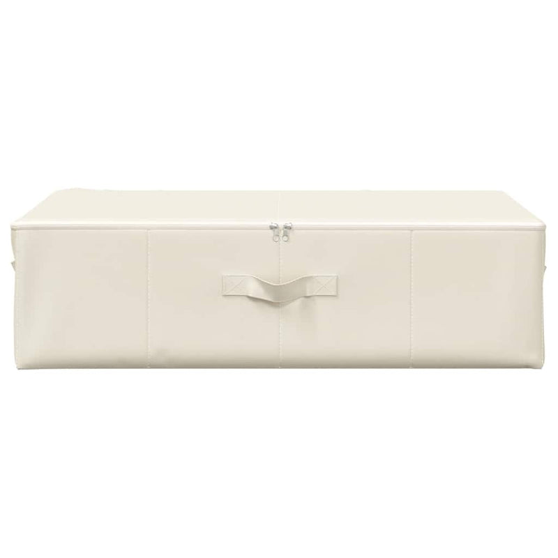 vidaXL 2 db krémszínű szövet tárolódoboz 70 x 40 x 18 cm