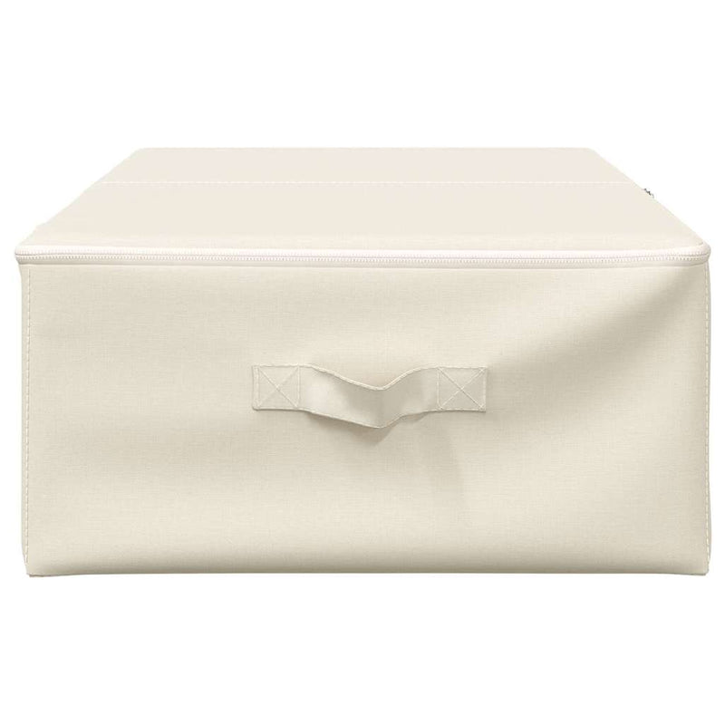vidaXL 2 db krémszínű szövet tárolódoboz 70 x 40 x 18 cm