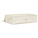 vidaXL 2 db krémszínű szövet tárolódoboz 70 x 40 x 18 cm