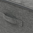 vidaXL 2 db antracitszürke szövet tárolódoboz 43x34x23 cm