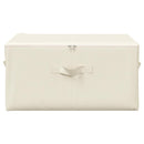 vidaXL 2 db krémszínű szövet tárolódoboz 43 x 34 x 23 cm