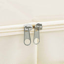 vidaXL 2 db krémszínű szövet tárolódoboz 43 x 34 x 23 cm