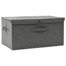 vidaXL antracitszürke szövet tárolódoboz 50 x 30 x 25 cm