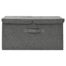 vidaXL antracitszürke szövet tárolódoboz 50 x 30 x 25 cm