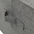 vidaXL antracitszürke szövet tárolódoboz 50 x 30 x 25 cm