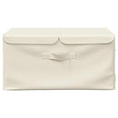 vidaXL 2 db krémszínű szövet tárolódoboz 50 x 30 x 25 cm