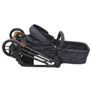 vidaXL antracitszürke-fekete acél 2 az 1-ben babakocsi