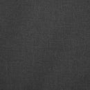 vidaXL sötétszürke és fekete acél ikerbabakocsi