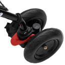 vidaXL atracitszürke-fekete acél babakocsi