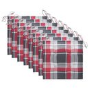 vidaXL 8 db szürke tömör akácfa kerti szék párnákkal