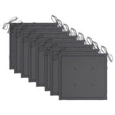 vidaXL 8 db összecsukható tömör akácfa kerti szék párnákkal