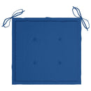 vidaXL 6 db tömör akácfa kerti szék párnákkal