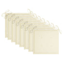 vidaXL 8 db tömör akácfa kerti szék párnákkal