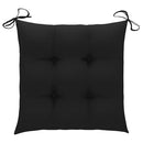 vidaXL 4 db tömör tíkfa kerti szék párnákkal