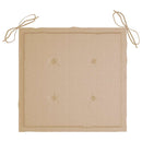 vidaXL 6 db tömör tíkfa kerti szék párnával