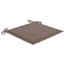 vidaXL 6 db tömör tíkfa kerti szék párnával