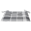 vidaXL 6 db tömör tíkfa kerti szék párnákkal