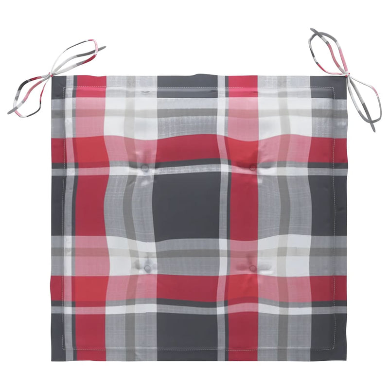 vidaXL 8 db tömör tíkfa kerti szék párnákkal