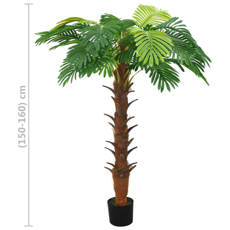 vidaXL zöld cserepes műcikászpálma 160 cm