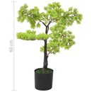 vidaXL zöld cserepes mű ciprusbonsai 60 cm