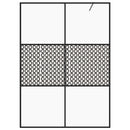 vidaXL fekete zuhanyfal átlátszó ESG üveggel 140 x 195 cm