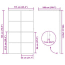 vidaXL fekete zuhanyfal átlátszó ESG üveggel 115 x 195 cm