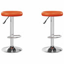 vidaXL Bárszék 2 pcs 31 x 31 x 87 cm Műbőr Forgó