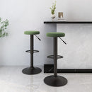 vidaXL 2 db sötétzöld bársony bárszék