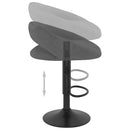 vidaXL 2 db sötétszürke bársony bárszék