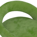 vidaXL 2 db világoszöld bársony bárszék