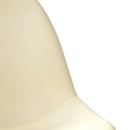 vidaXL 2 db krémszínű szövet bárszék