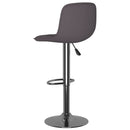 vidaXL 2 db tópszínű szövet bárszék