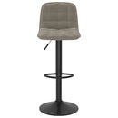 vidaXL 2 db világosszürke bársony bárszék