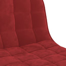 vidaXL 2 db bordó bársony bárszék