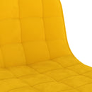 vidaXL 2 db sárga bársony bárszék