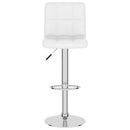 vidaXL fehér műbőr bárszék