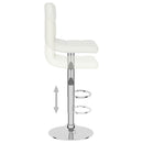 vidaXL fehér műbőr bárszék